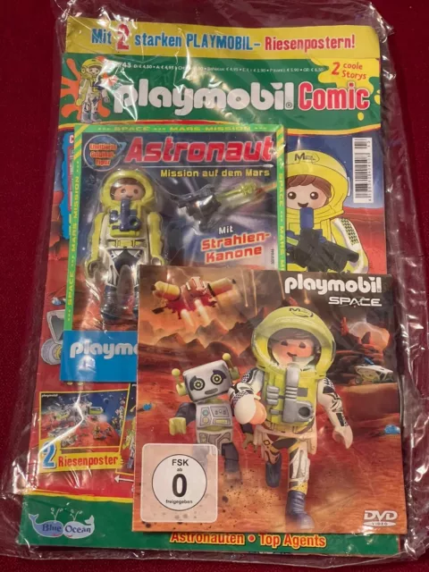 Playmobil  Comic 9 Figur Astronaut mit DVD Magazin Heft Zeitung