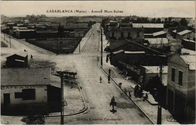 CPA AK MAROC CASABLANCA - Avenue Mere Sultan (117859)
