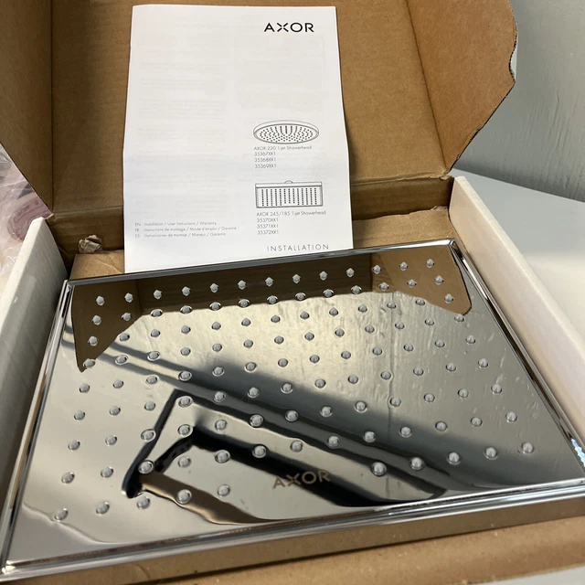 Axor ShowerSolutions 1.75 GPM Square Multi Function Rain Shower Head 35371001