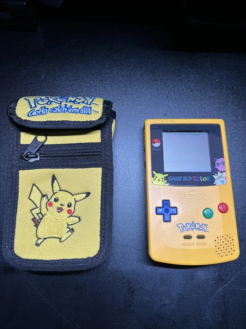 GAMEBOY COLOR POKEMON Pikachu Limited Edition Console CGB-001 RARE ...