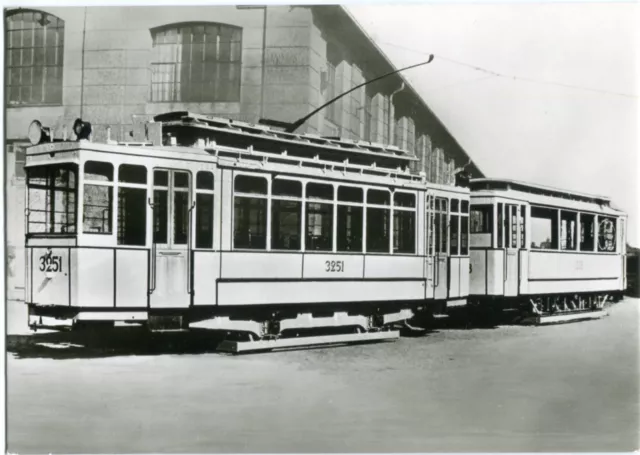 AK BERLIN BVG Straßenbahn Typ U 3 q a. Bw. der Berliner elektrischen Straßenbahn