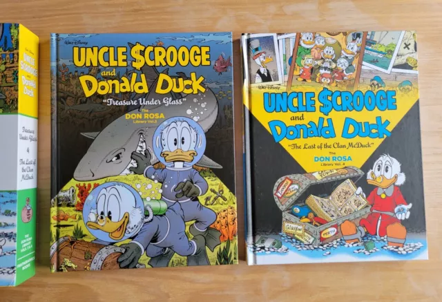 Uncle Scrooge And Donald Duck Don Rosa Library Box Set Volumes 3 4 Fantagraphics
