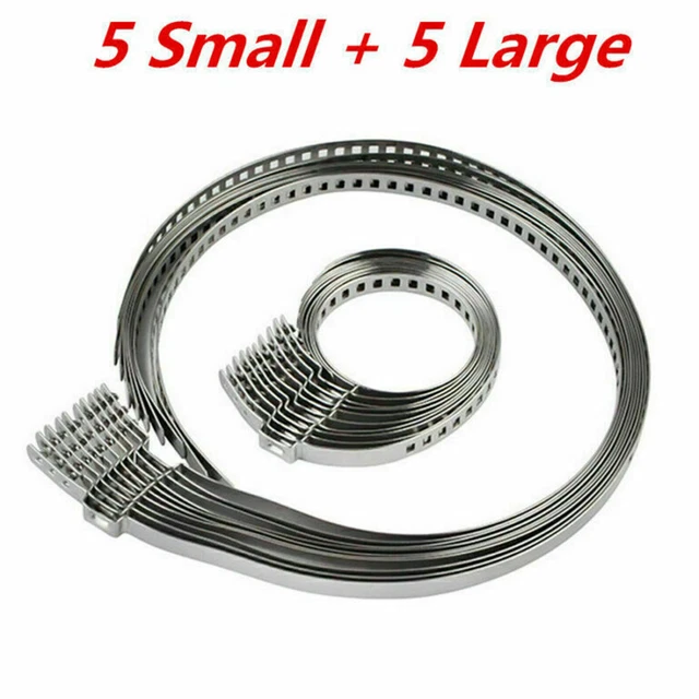 10X STAINLESS STEEL Drive Shaft CV Boot Clamp Kit AXLE CV Joint Boot