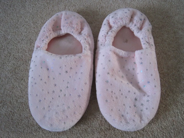 Tesco pink top slippers