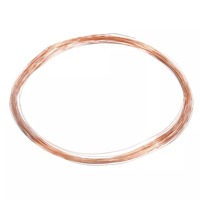 32.8' Solid Bare Copper Wire 30# 99.9% Pure Copper Wire 0.25mm Soft Beading Wire