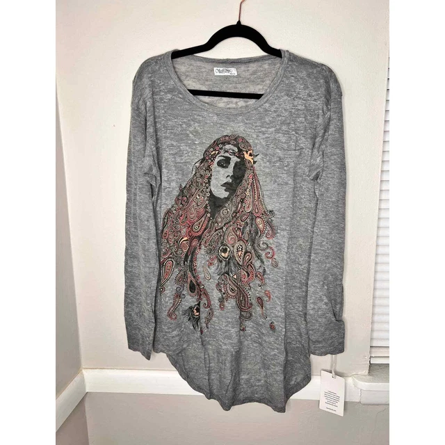 Lauren Moshi Hi-low Hippie Tee NWT