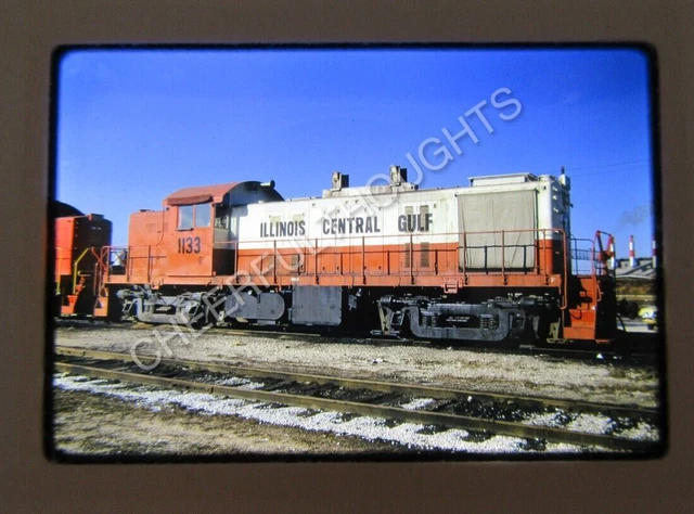 Duplicate  '73 Kodachrome Slide ICG Illinois Central Gulf 1133 RS1      37E36