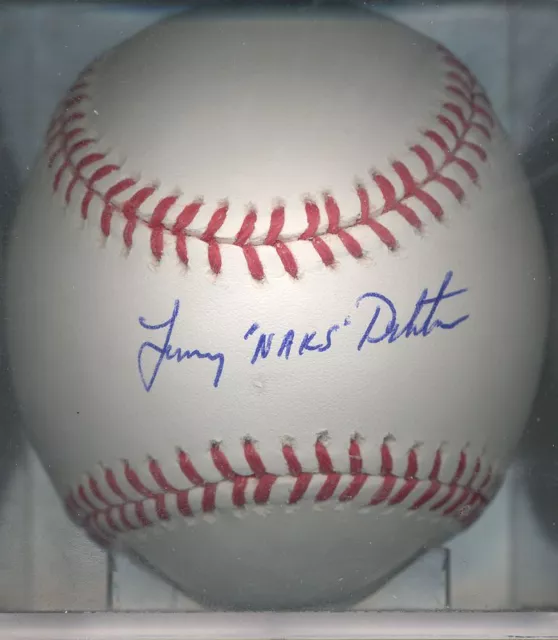 Lenny Dykstra NAILS Philadelphia Phillies OML Autographed Baseball NY Mets COA