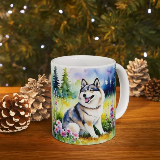 Cute Alaskan Malamute, Birthday Best Gift, Ceramic Mug 11oz