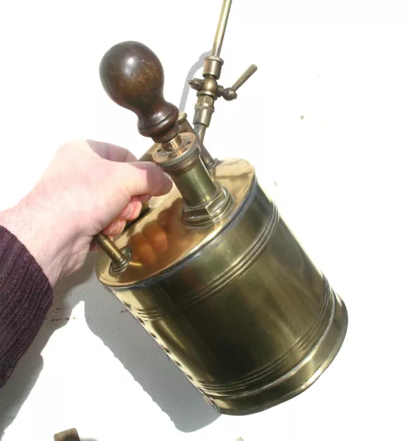 Vintage Brass ECLIPSE ABBEY GARDEN FARM SPRAYER Smethwick London