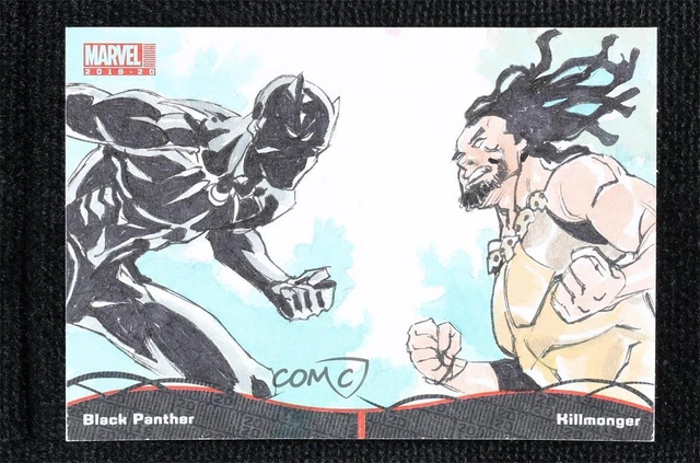 2019 Marvel Annual Battle Booklets Sketch Cards 1/1 Jezreel Rojales #SC Auto ls5