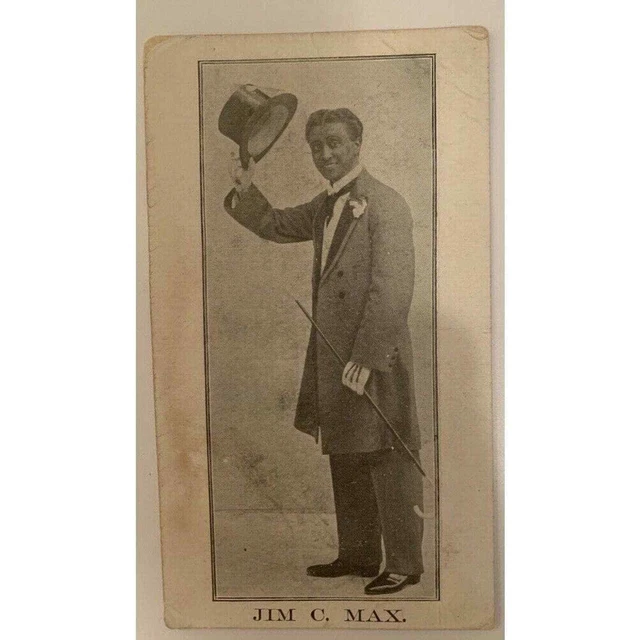 Jim C. max - Vintage Black Americana Post Card