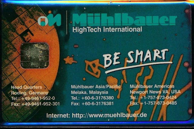 MUHLBAUER SMART CARD ref PRS 9/6