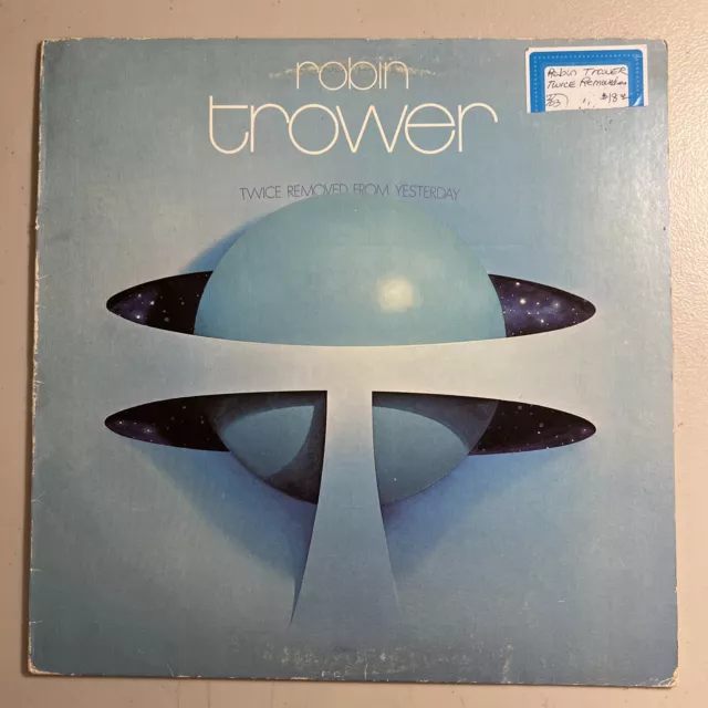ROBIN TROWER Twice Removed From Yesterday LP 1973 Chrysalis CHR 1039 VG/VG
