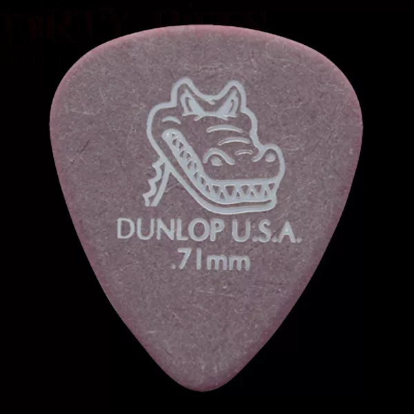 Dunlop Gator Guitar Picks Plectrums 0.71mm - 6 10 12 20 or 24