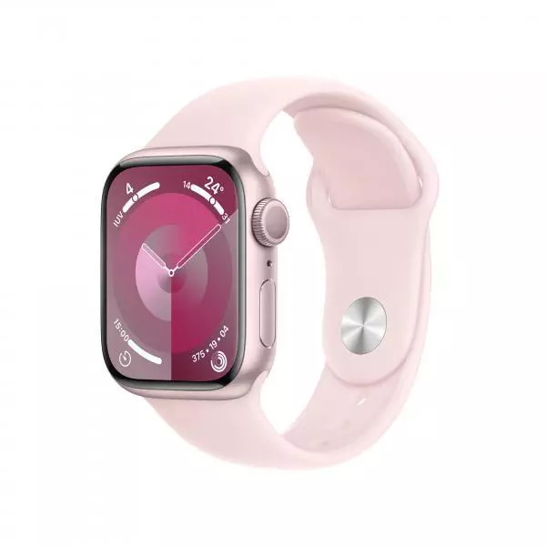 Apple Watch Series 9 41 mm Digitale 352 x 430 Pixel Touch screen Rosa Wi-Fi GPS