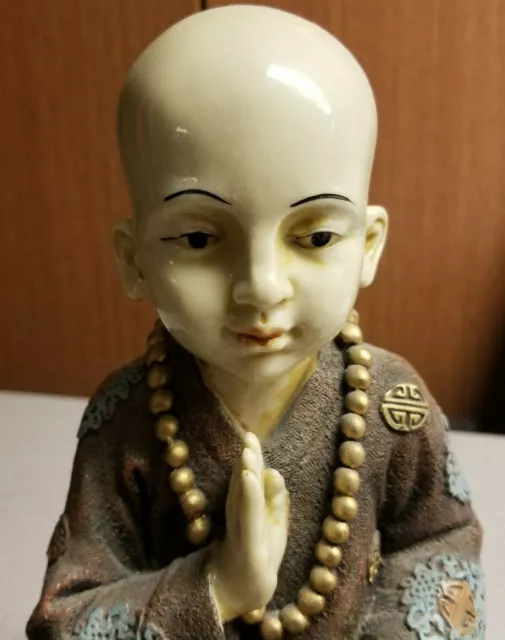 Decorative Young Monk Figurine Gorgeous Buddha 2