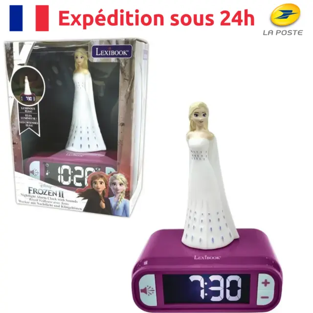 Réveil Digital Elsa la Reine des Neiges de Qualité Supérieure avec Design