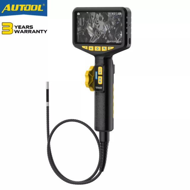 Digital Endoscope Inspection Camera Industrial Borescope 1080P HD 5''Screen IP67