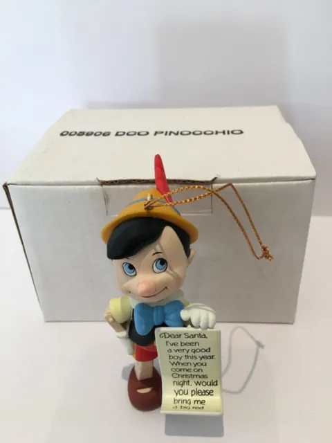 Grolier Christmas Magic Disney Pinocchio Decoration Ornament Tree