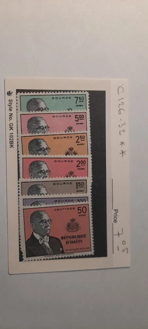 Haiti stamps.  1958 Airmail President Francois Duvalier MH (AG195)