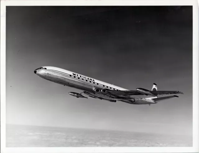 Mexicana De Havilland Comet 4 Original Vintage Manufacturers Photo Airline