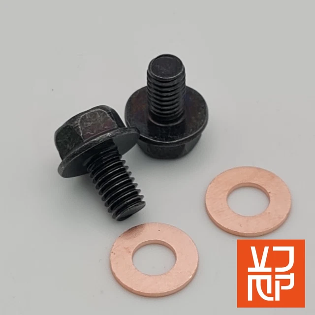 GENUINE YAMAHA RD350YPVS Cylinder Drain Bolt & Gasket Set £8.00
