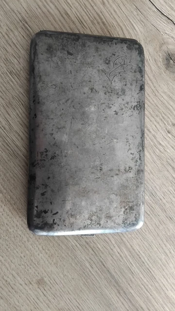 BOÎTE ÉTUI À CIGARETTE ART-DÉCO EN ARGENT MASSIF 166 Gr EUR 135,00 - PicClick FR