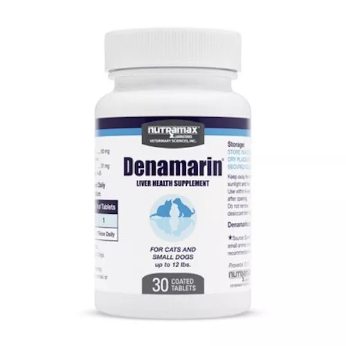 Nutramax Denamarin Liver Health Supplement for Small Dogs and Cats 30ct Tablets