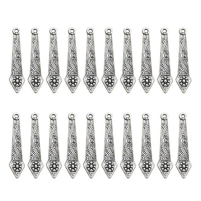 Charm-Anhänger Anhänger Zur Schmuckherstellung Altes Silber 20 Pcs