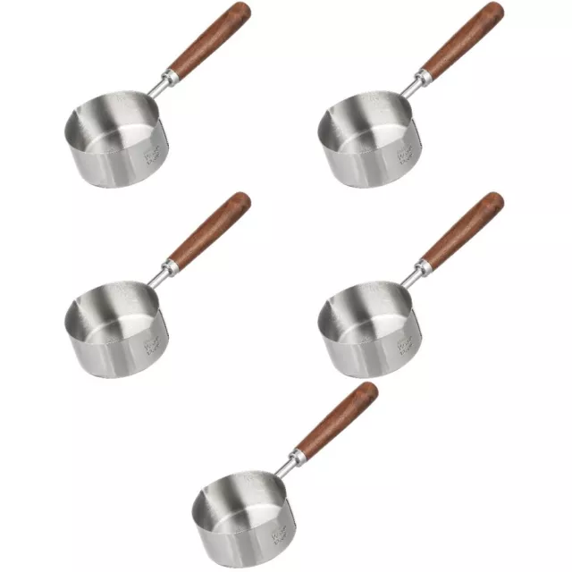 5 PCS Stainless Steel Small Pot with Baby Nonstick Pan Lid Coffee Machine