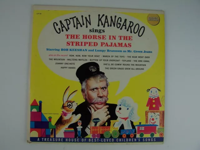 Captain Kangaroo Sings The Horse In The Striped Pajamas Vinyl LP Record Album LP