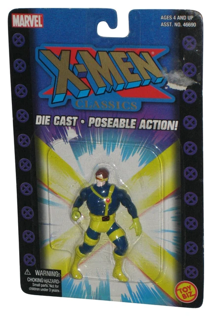 Marvel Comics X-Men Classics Cyclops (2000) Toy Biz Die-Cast Poseable Mini Figur