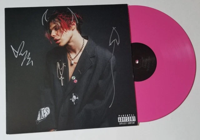 Yungblud REAL SIGNED Self Titled Vinyl Record #4 Pink Color JSA COA + artwork