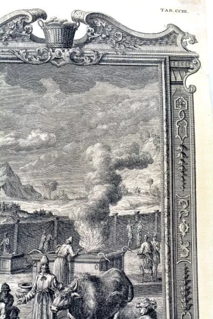 Gravure Sur Cuivre Initiatio Sacerdotum Heüman 1740