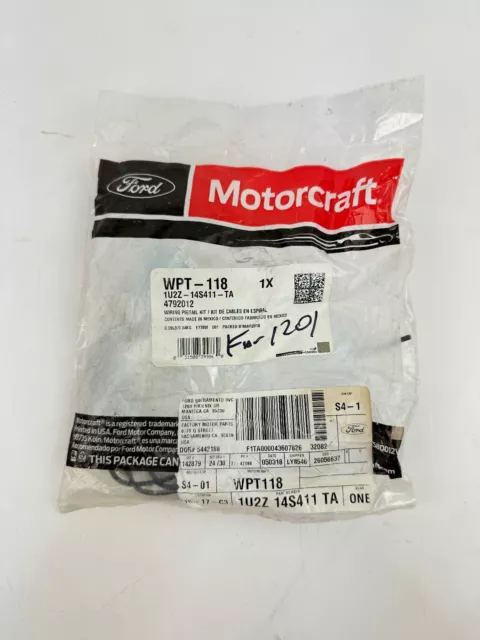 GENUINE MOTORCRAFT WPT-118 WIRING PIGTAIL 1U2Z-14s411-TA *MISSING PIECES*