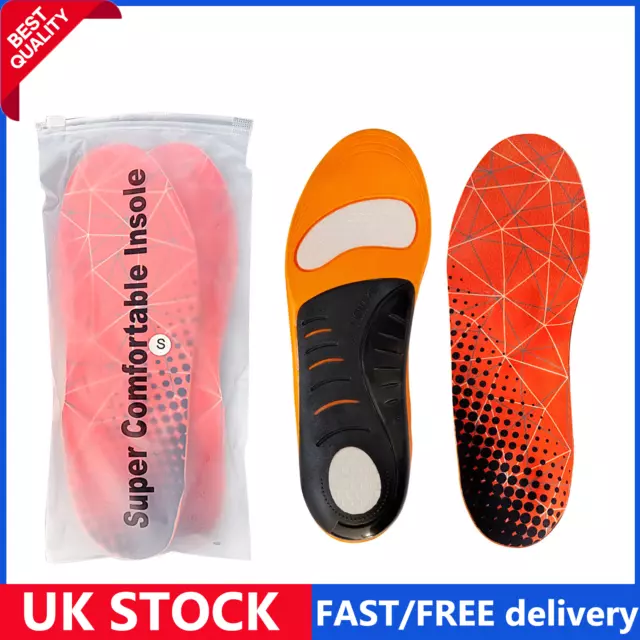 3D Orthotic Flat Feet Foot High Arch Gel Heel Support Shoe Inserts Insoles Pads✧
