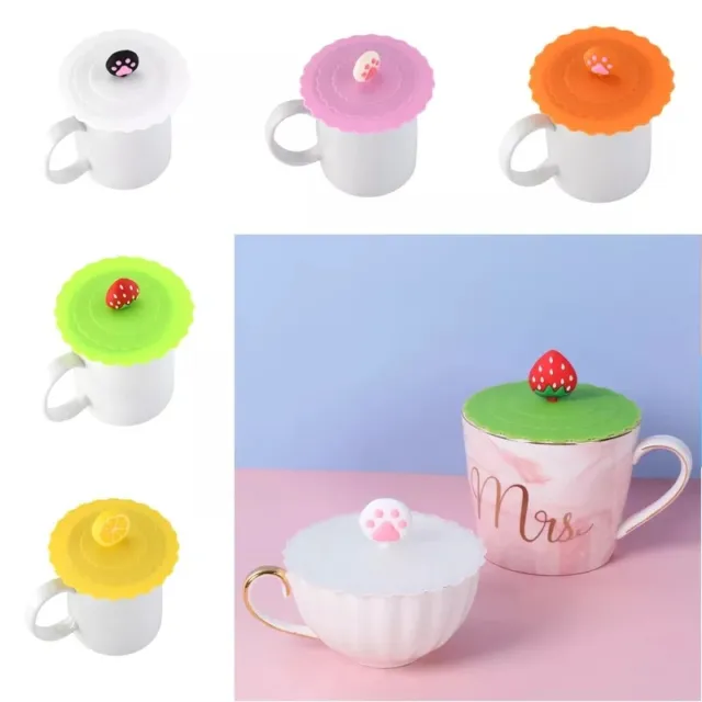 Silicone Anti Dust Suction Magic Mug Cup Cover Lid Cap Reusable