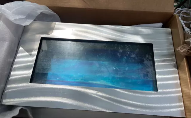Wall Mounted Fish Tank with accessories and decorations