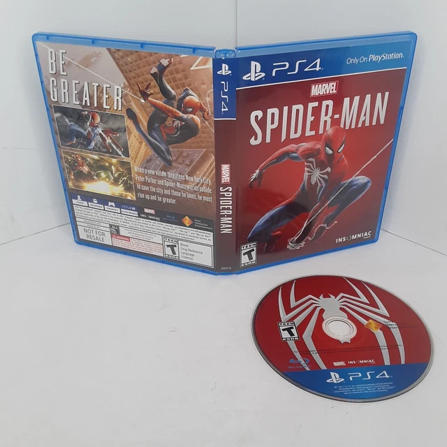 Marvel Spider-Man (PlayStation 4 PS4) Cleaned and Tested