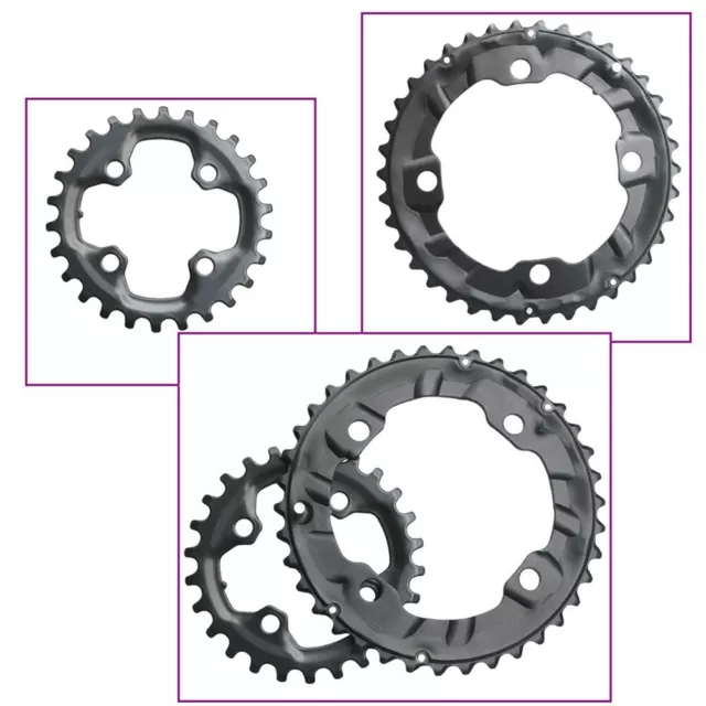 Easy Install 104BCD Bike MTB Chainring 26T 28T 36T 38T Single Tooth Chain Ring