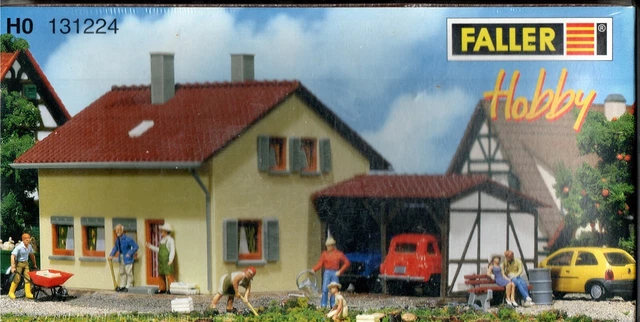 FALLER 180693 Bauarbeiter Mit Kompressor - Bewegliches Modell Für H0 Diorama