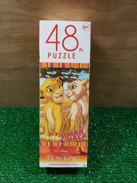Disney The Lion King Simba,Timon,Pumbaa Jigsaw Puzzle 9"X10" 48 Pieces Toy Kids