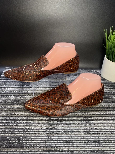 The frances loafer mule in spotted calf best sale hair