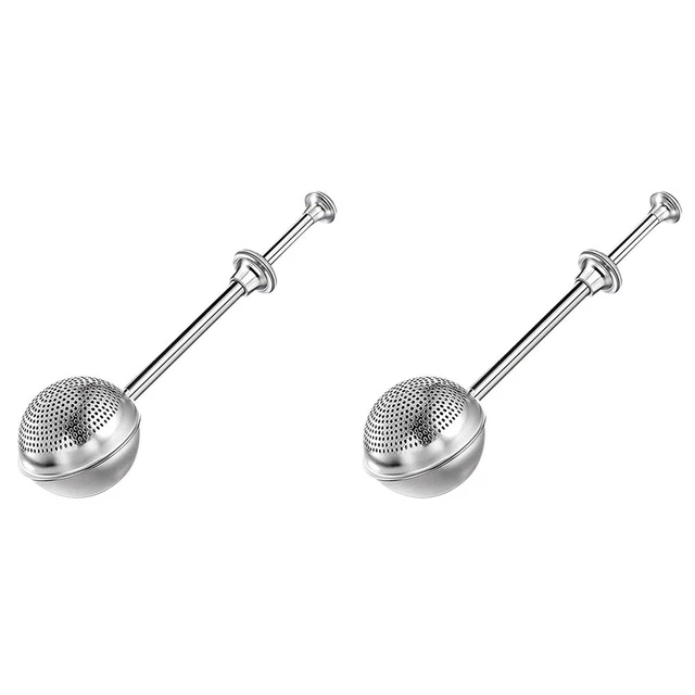 2 piezas colador de harina tamiz de harina de acero inoxidable para cocina