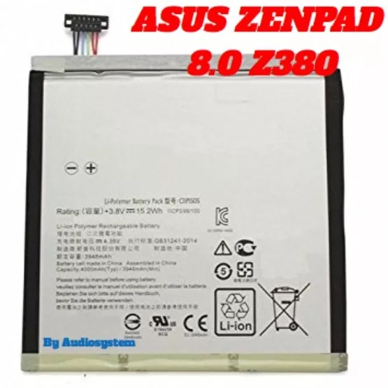 Batteria Ricambio Per Asus Zenpad 8.0 Z380Kl Z380M P022 P024 P00A C11P1505 Nuova