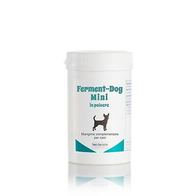 Integratore per cani Ferment-Dog Mini, fermenti lattici e intestino, 120 grammi