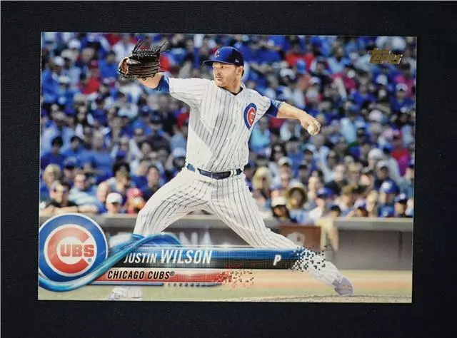 2018 Topps Series 2 Base #643 Justin Wilson - Chicago Cubs