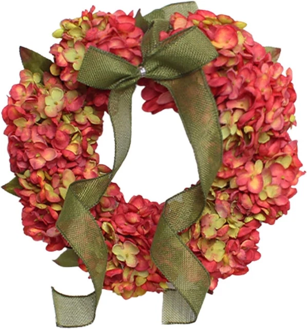 Autumn Wreath Decorations Home Decor Thanksgiving Maple Leaf