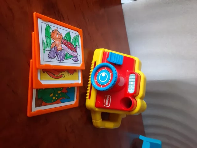 1994 Playskool Polaroid Camera with Photo Cards VTG